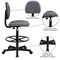 Flash Furniture Contemporary Drafting Chair, 20" L 42-3/4" H, Fabric Seat BT-659-GRY-GG - alternate 8
